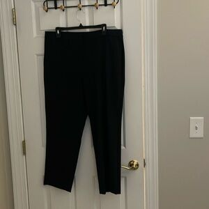 Curvy fit Ann Taylor navy straight leg pants. NWT. 14